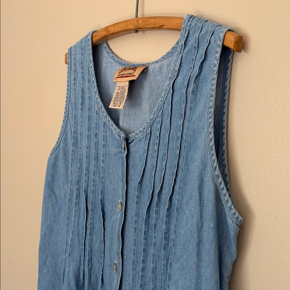 Vintage 90s Studio Ease denim dress - Picture 3 of 9